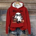 thumbnail image 2 of WEAIXIMIUNG Sweat-Shirt pour Femmes Zip Décontracté Imprimé Col Rond à Capuche, 2 of 3