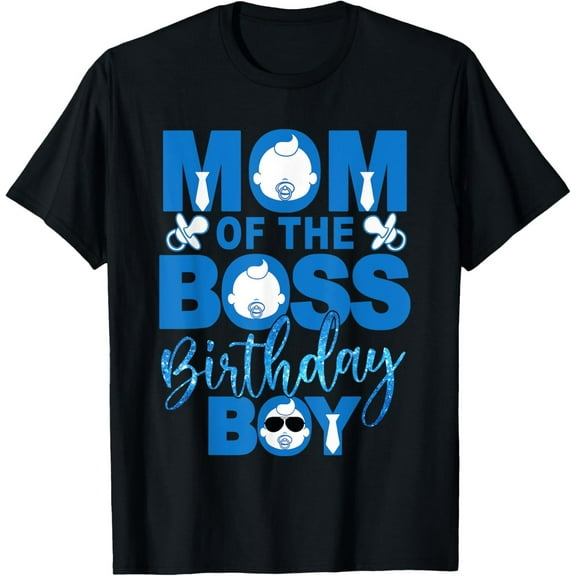 Sam Soft Mom And Dad Boss Birthday Boy Baby Shirt T-Shirt