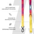 thumbnail image 2 of Zoomiez Printed Dog Leash/Lead with Comfortable Padded Handle, 4 Ft with Heavy Duty Slide Locking Hook - Solar, 2 of 5
