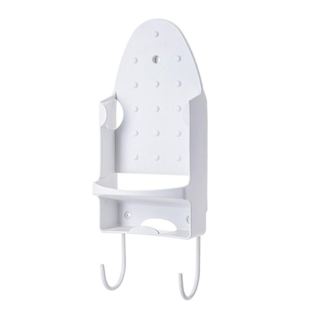 Estante para tabla de planchar, colgador de planchado montado en la pared, estante de almacenamiento para Hotel y baño
