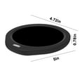 thumbnail image 3 of YgkuHd Insulated Coaster, Suitable For Coffee, Tea, Cocoa, Milk, Food, Fruit Candles, Tempered Glass Panel, Safe And Reliable, Black, White, Green, 3 of 5
