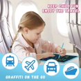 thumbnail image 3 of Kids Toys 2 Packs LCD Writing Tablet, 3 4 5 6 Year Old Boys Toys Gifts Doodle Board, 10 Inch Drawing Pad Airplane Travel Road Trip Essentials, Toddler, 3 of 5