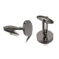 thumbnail image 2 of Yoursfs Cufflinks for Men Black Simple Stylish Business Weddings Cufflinks Brand Cufflinks Accessories, 2 of 5