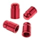 thumbnail image 2 of Paquete de 4 tapones para válvulas Presta de bicicleta, aluminio anodizado, para Presta/Schrader Rojo Schrader, 2 of 6