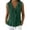 Army Green, variant on Tqcoqu Womens Button Front Tank Top Y2k Sleeveless Ruffle V Neck Blouse Going Out Vest Shirt,Army Green Women's S-XXL