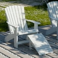 thumbnail image 4 of Wildridge Heritage Adirondack Chair, White - Outdoor All-Weather Poly Furniture for Patio, Deck, Yard, 4 of 5
