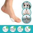thumbnail image 6 of Promifun Foam Bunion Pads Moleskin Protect Feet Stick Bunion Cushion for Men and Women,27 Count,Multi-Size,White, 6 of 8