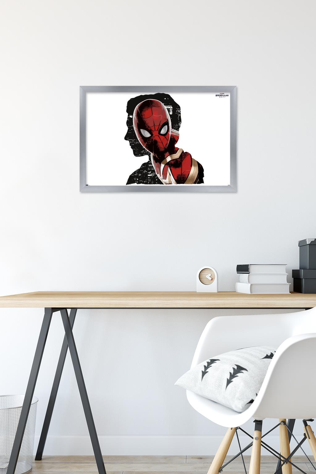Marvel Spider-Man: No Way Home - Negative Space 24.25" x 16.5" Framed Poster, by Trends International