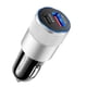 thumbnail image 1 of Cargador PD 38W 2 puertos USB+Tipo-C Cargador de coche rápido para iPhone 14 Pro (Plata) Ehuebsd Para estrenar, 1 of 8