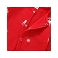 thumbnail image 5 of Baby Boys Girls Christmas Jumpsuit Long Sleeve Crew Neck Elk Print Romper for Casual Daily, 5 of 9