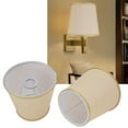 thumbnail image 3 of Ccdes 6.69 Inches Mavis Laven 2PCS Beige Fabric Table Lamp Shade for E14 Table, 13.8 oz, 3 of 8