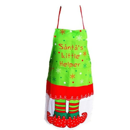 Christmas Printing Elves Apron Whimsy Novelty Gift Kitchen Apron
