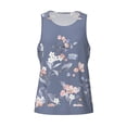 thumbnail image 4 of Fotbe Watercolor Flowers Butterfly Pattern Men's Quick Dry Workout Tank Top Gym Muscle Tee Fitness Bodybuilding Sleeveless T Shirt Breathable Workout Shirt-Medium, 4 of 9