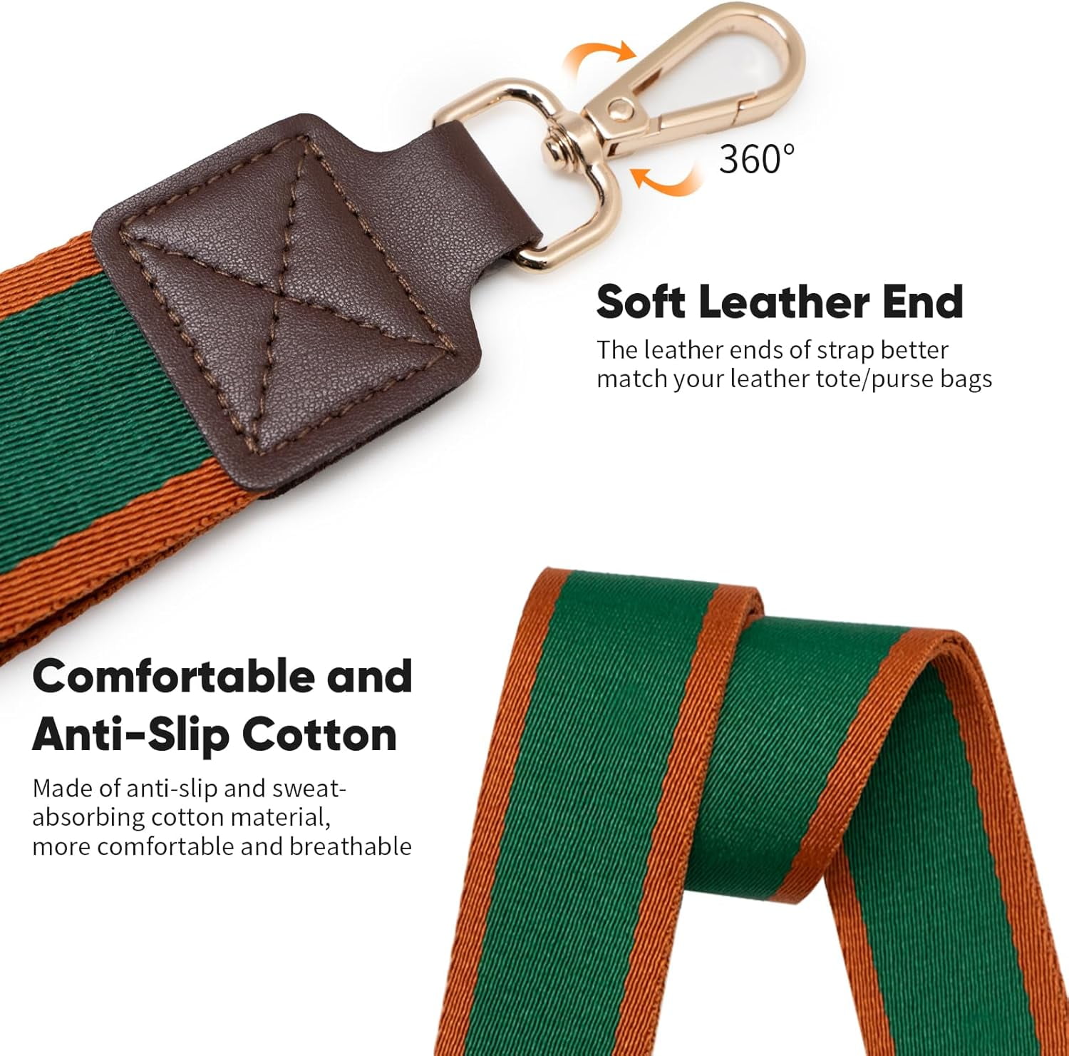 NANAHuang Purse Strap Wide Replacement Crossbody Bag Straps, 1.5" Canvas Handbag Shoulder Strap, Adjustable Tote Belt
