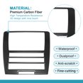 thumbnail image 2 of Car Center Control CD AC Decoration Panel Sticker Decals Soft Carbon Fiber Trim Cover for Ford for Mustang 2009 2010 2011 2012 2013, 2 of 7