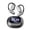 black, variant on Q16 Pro Real Time Translation Earbuds Wireless Bluetooth Earphone LED Color Touch Screen ANC Noise Reduction Sport Headphones