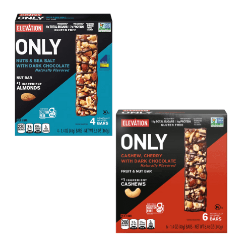 Elevation Only Granola Bar Mixed 2-Pack ,8.46 oz