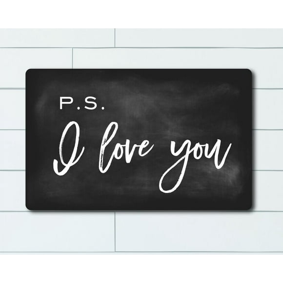 P S I Love You Wedding Gift Housewarming Gift Uplifting Gift Love Home Decor Kitchen Sign Gift For Her Gift For Lovers Gift For Him Size: 8 x 12 Inch