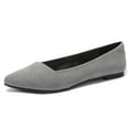 thumbnail image 2 of Ataiwee Women's Wide Width Flat Shoes, Casual Pointed Classy Soft Comfort Ballet Flats.(2109009,GR/MF,9.5 Wide), 2 of 6