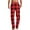 Red, variant on Diufon Pajama Pants for Men Cotton Soft Comfy Plaid Elastic Waist Straight Leg Casual Home Sleep Pants