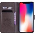 thumbnail image 7 of Compatible with iPhone XR Case Glitter Stylish Crystal Owl with Wrist Strap Kickstand Magnetic Leather Wallet for Women Flip Phone Case for iPhone XR Grey YK, 7 of 7