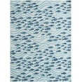 thumbnail image 2 of Unique Loom Outdoor Coastal Collection Area Rug - Shoal (9' x 12' Rectangle Blue/Navy Blue), 2 of 6