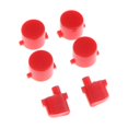 thumbnail image 4 of Conjunto completo de botones Botones De Repuesto L1 R1 L2 R2 Thumbsticks Dpad Botón Completo De Modificación Para 4 Controlador 4 Rojo, 4 of 8