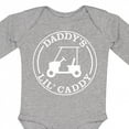 thumbnail image 4 of Inktastic Daddy's Lil Caddy Boys or Girls Long Sleeve Baby Bodysuit, 4 of 5