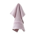 thumbnail image 2 of Lksixu Cotton Hand Towel, 14"x14" Ultra Soft and Highly Absorbent Turkish Bath Towel, 450 GSM Square Stripe Jacquard Thicken Quick Drying Plush Face Towels for Bathroom Gym Shower Hotel and Spa, 2 of 8
