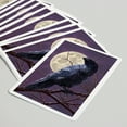 thumbnail image 5 of Raven and Moon at Night, Lantern Press, Premium Playing Cards, 52 Card Deck with Jokers, USA Made, 5 of 8