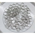 thumbnail image 2 of U8MO 100/500pc 8mm Metal Round Split Rings Small Double Ring For Jewelry Making DIY-100pcs, 2 of 5