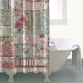 thumbnail image 4 of Pioneer Flower Floral Print Pattern Shower Curtain 72"x72" ,Bathroom Decorative Shower Curtains Set with 12 Hooks,Modern Waterproof Washable Shower Curtain, 4 of 6