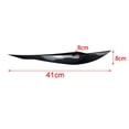 thumbnail image 2 of Elegante moldura para párpados y cejas de faros delanteros para BMW Serie 3 F30 F31 318i 320i (2 Patrón de fibra de carbono, 2 of 9