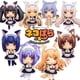 thumbnail image 2 of Figuras de acción de NEKOPARA, muñecos de PVC de 6 unids/set, versión Q, chocolate, vainilla, Azuki, coco, Arce, canela, Pop-Up, desfile, regalos Gong Bohan LED, 2 of 2