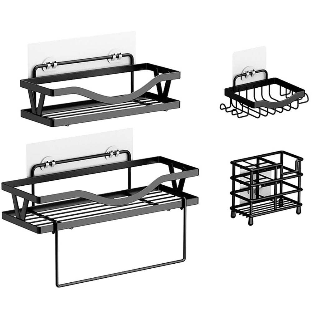 4Pack Bathroom Shelf Organizer, Large Capacity Hanging Shower Caddy