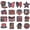 250th Ironing Patch, variant on 16 Pieces USA 250th Anniversary Iron On Patches, Patriotic Sew On Embroidered Patches, American Flag 1776-2026 Freedom Patches for Jackets Hats Backpacks Jeans