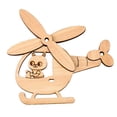 thumbnail image 4 of Montessori Wood Busy Board Accessory for Learning Activities Unpainted Durable Portable Smooth And Sturdy Birthday Gift Development Toy Helicopter, 4 of 8