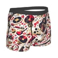 thumbnail image 2 of KLL Guitar Skull rock Men's Cotton Boxer Briefs Underwear-Small, 2 of 8