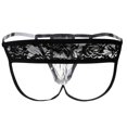 thumbnail image 4 of Calzoncillos con espalda abierta para hombre Calzoncillos de encaje Jockstrap Comfort Calzoncillos de ropa interior con Sunnimix Los hombres la ropa interior, 4 of 5