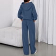 thumbnail image 3 of Women's 2 Piece Outfits Fall Sweatsuits Oversized Hoodies Wide Leg Sweatpants Tracksuits Lounge Matching Sets, 3 of 5