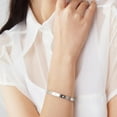 thumbnail image 5 of 18K Gold Plated Love Friendship Bracelet with Cubic Zirconia Stones Bangle Cuff Best Gifts with Crystal for Mother's Day Valentine's Day Wedding Couples and Birthdays, 5 of 6