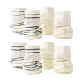thumbnail image 2 of 4 pares de calcetines de tubo para niños, calcetines de tubo de algodón suaves y cálidos a rayas para niños y niñas L, 2 of 5