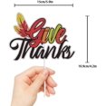 thumbnail image 2 of Give Thanks Happy Thanksgiving Cake Topper Happy Fall Day Theme Party Cake Supplies rations, 2 of 5