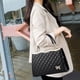thumbnail image 5 of Bolsos adecuados para viajes diarios de mujeres Bolso de hombro de cuero artificial, Bolsos de mano de gran capacidad, 5 of 5