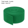thumbnail image 2 of Cinta elástica de sarga Uxcell de doble cara, 1 rollo de cinta elástica plana para coser cinturilla, verde, 1.2 pulgadas x 2 yardas, 2 of 6