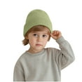 thumbnail image 2 of YUNAFFT Bonnet Tricoté Uni pour Enfants, Chaud, Décontracté, Style Classique Simple, 2 of 6