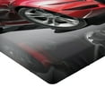 thumbnail image 2 of Ambesonne Car Fitted Sheet, Red Fast Sports Racing Men, Full Size, Grey Red, 2 of 3