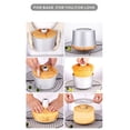 thumbnail image 4 of 4-inch hollow chiffon live bottom cake mold, 4 of 8