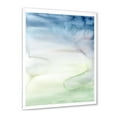 thumbnail image 2 of Designart 'Pastel Abstract With Green Dark Blue and White Spots' Modern Framed Art Print, 2 of 4