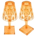 thumbnail image 1 of Table Light, Bright Prism Desk Lamp Transparent Prism Dimmable  For Decoration For Bar Hotel For Gifts For Home Orange, 1 of 8
